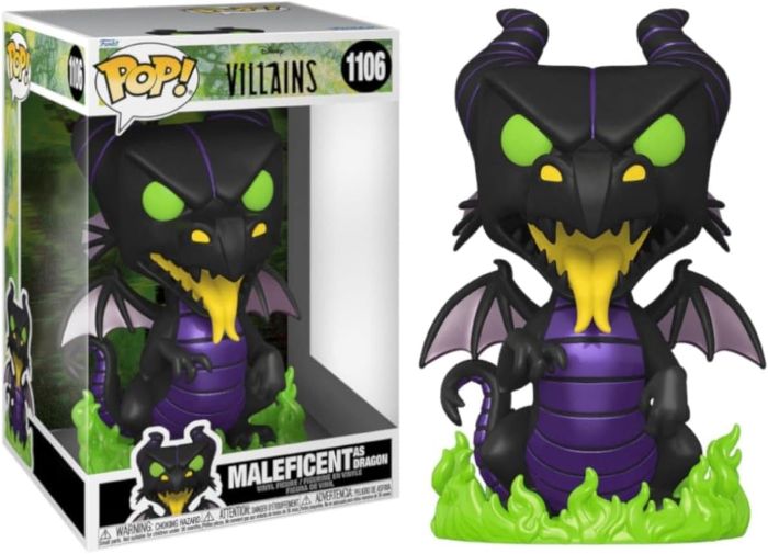 FUNKO POP Jumbo! VILLAINS – Maleficient Dragon 1106 – In box (H 33x L22x P21cm) …x2…x6